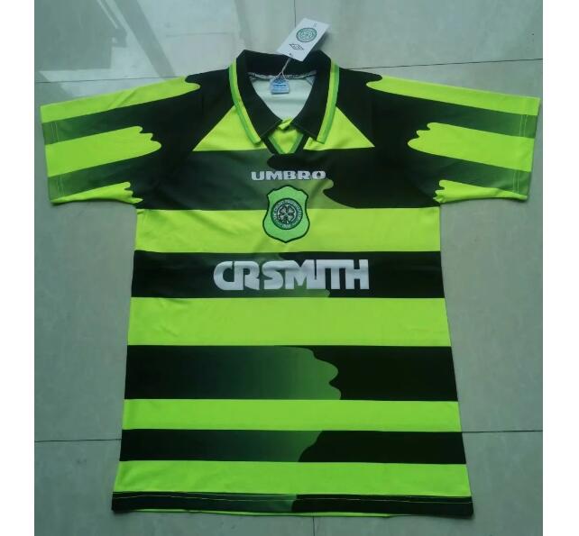 1996-97 Celtic Retro Away Kit Soccer Jersey